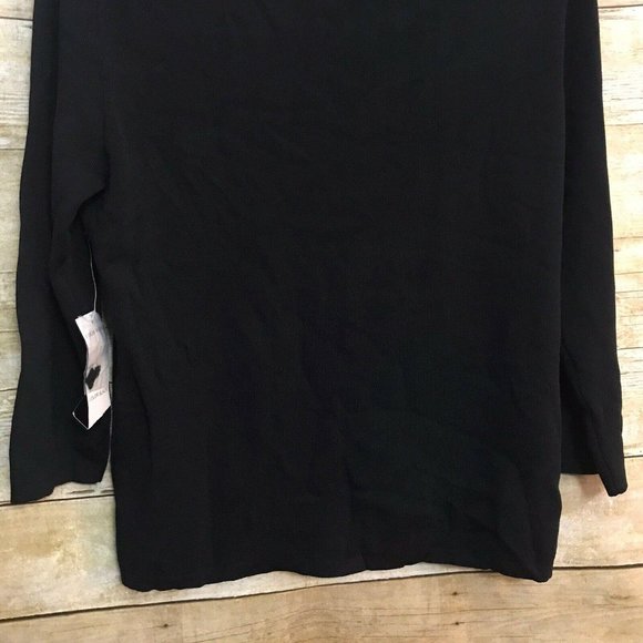 Finity Size M Medium Sweater Black w Silver Studs - Picture 8 of 11